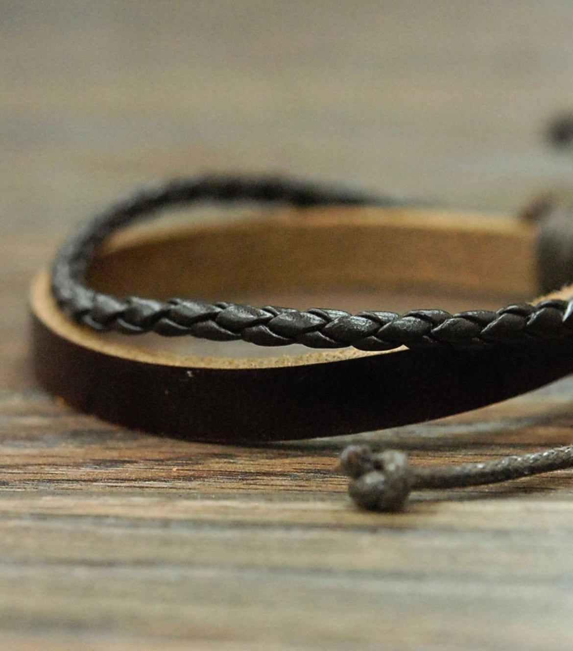 Leather Adjustable Bracelet