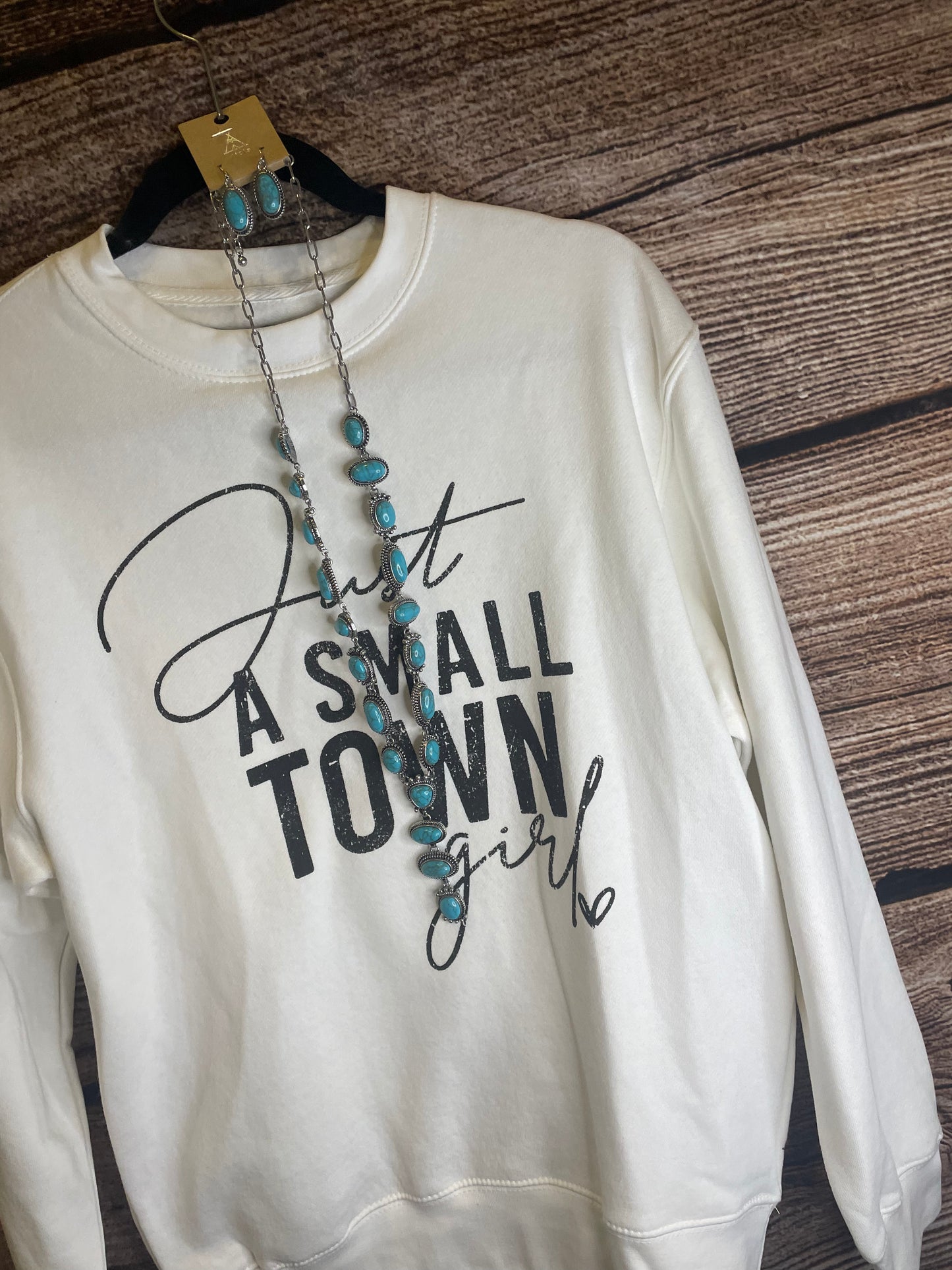 Just A Small Town Girl Graphic Sweatshirt