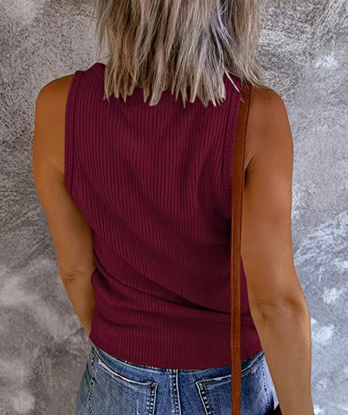 Womens Casual V Neck Tank