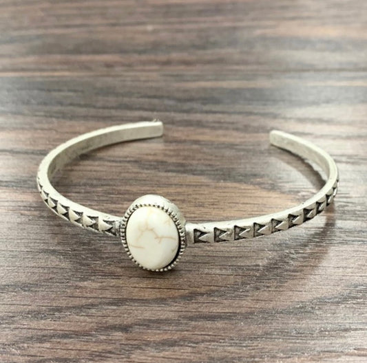 White Navajo Bracelet