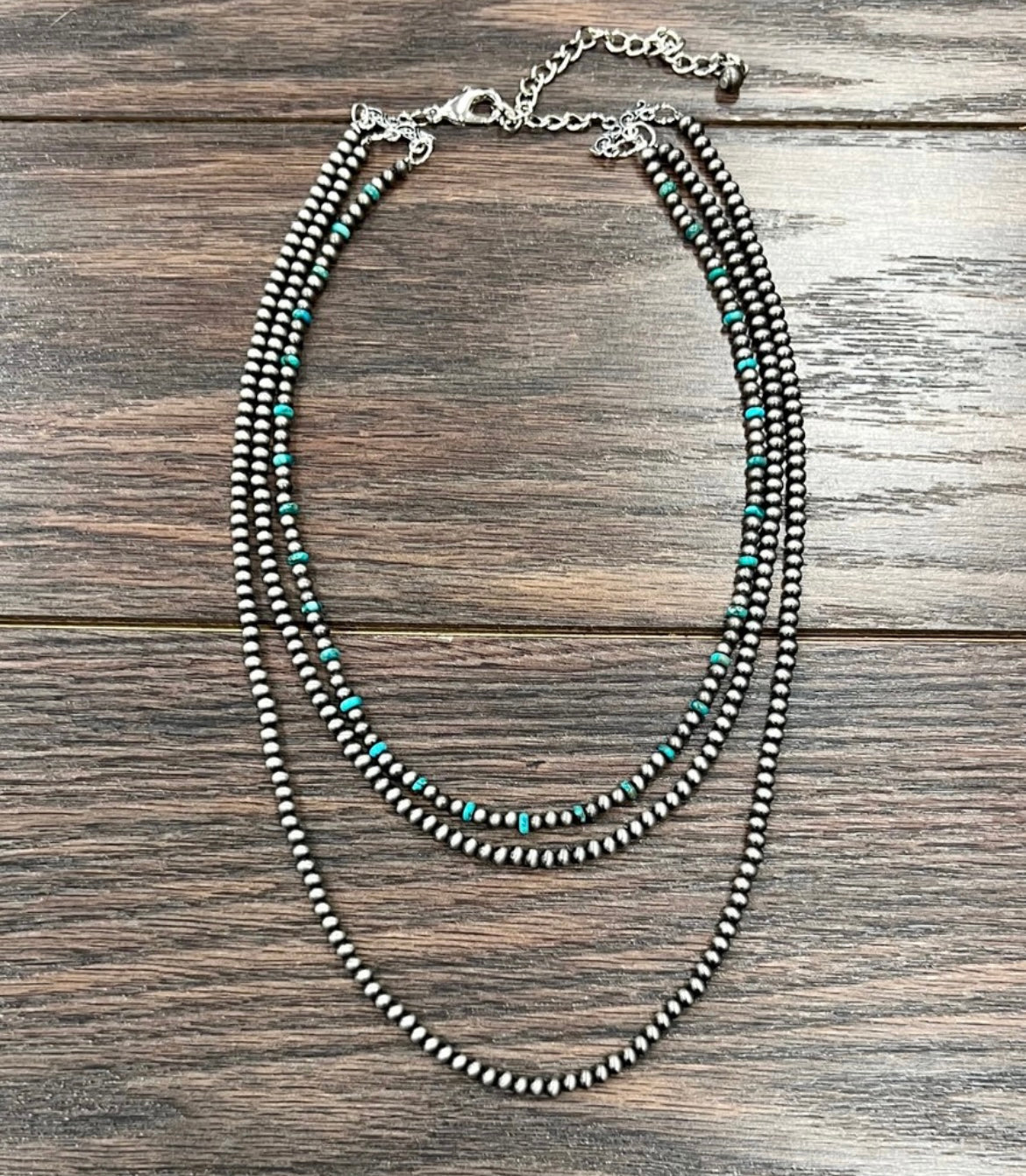 Navajo Pearl Gemstone Necklace