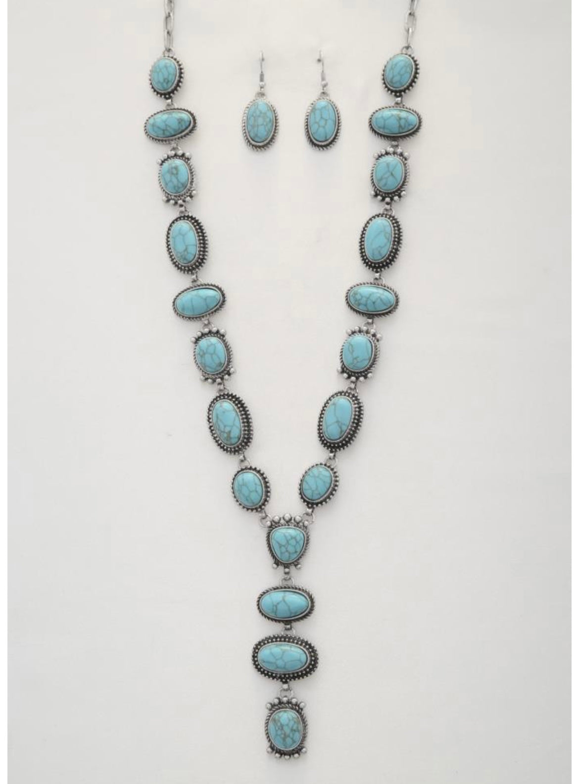 Oval Turquoise Necklace