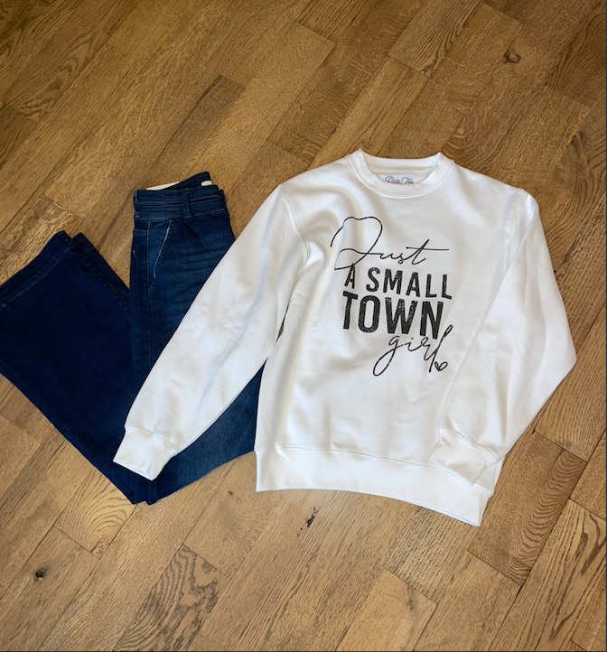 Just A Small Town Girl Graphic Sweatshirt