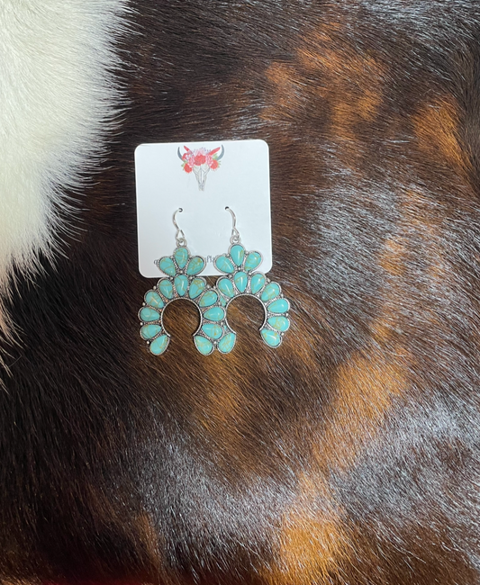 Turquoise Squash Earrings